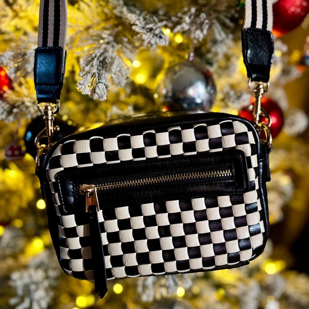 Universal Thread - Black & White Checkered Crossbody Bag